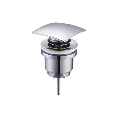 Universeller quadratischer verchromter Click Clack Ablaufgarnitur 1 1/4 | Tecom von BB BuyBath