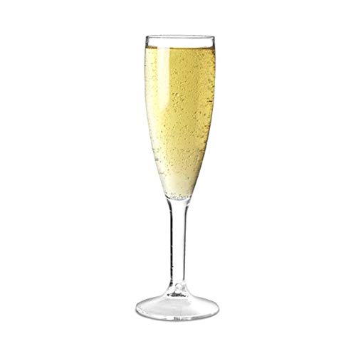 BB Plastics Champagnerglas aus Polycarbonat, praktisch unzerbrechlich, 12 Stück von BB Plastics