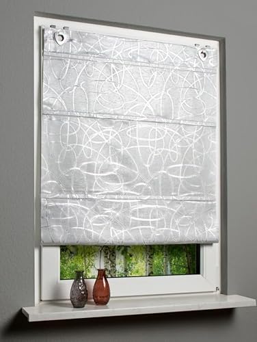 Magnetrollo Raffrollo Fenster-Gardine Raffgardine Ösenrollo Vorhang Dekostoff Blende Lurex MIT Fensterhaken in Farbe Natur Silber 1 Stück BxH: 80 x 130 cm Natur Magnetrollo Raffrollo Fenster-Gardine Raffgardine Ösenrollo Vorhang Dekostoff Blende Lurex MIT Fensterhaken in Farbe Natur Silber 1 Stück BxH: 80 x 130 cm Natur von BB-Toy-Trades