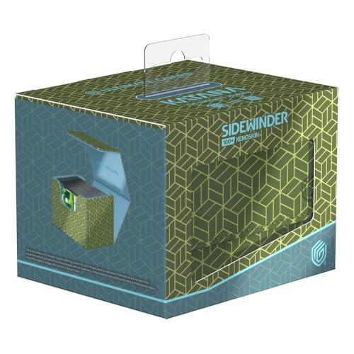 Ultimate Guard Sidewinder 100+ Katana: The Shogun's Journey Ajiro Green/Light Blue Karten Deck Box für Sammelkarten Decks wie Lorcana, One Piece, Magic von BB-Toy-Trades