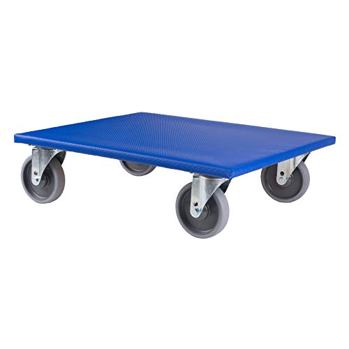 BB-Verpackungen 1x Profi-Möbelroller Big 300kg 800 x 500 x 165 mm (1 Stück) | extrem stabil, wendiges Rollbrett, Antirutschbelag Transportroller und spurloses Rollverhalten von BB-Verpackungen