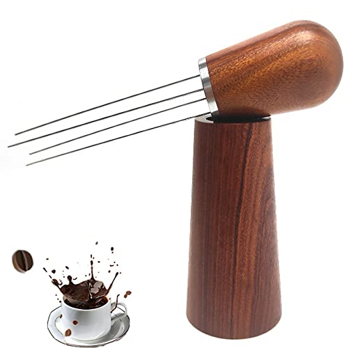 Espresso Kaffee Rührer, Kaffeerührer Tamper Nadel, Kaffee Rührnadel, Kaffee Nadel Distributor, Kaffeezubehör Zum Mischen und Mahlen von BBAOO