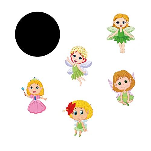 BBASILIYSD 5 Stück Cartoon Pee Target Pot Aufkleber Töpfchentraining Aufkleber Kinder Thermoaufkleber für Kinder Jungen Farbwechsel von BBASILIYSD
