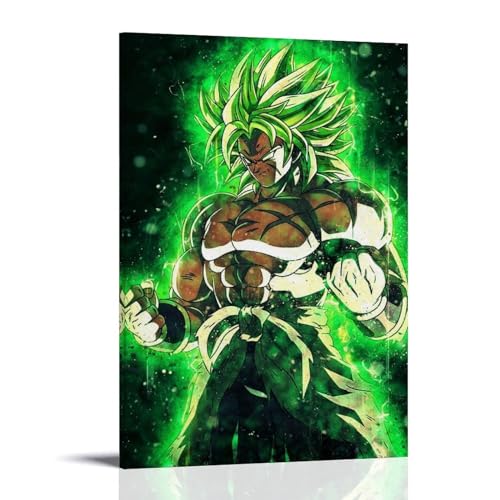 BBAUER Evil Broly Poster Dekorative Malerei Leinwand Wandkunst Wohnzimmer Poster Schlafzimmer Malerei,Wandkunst Bilddruck Moderne Familienzimmer Dekor 16x24inch(40x60cm) von BBAUER