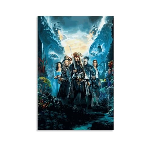 BBAUER Johnny Depp Movie Fanart Poster Dekorative Malerei Leinwand Wandkunst Wohnzimmer Poster Schlafzimmer Malerei,Wandkunst Bilddruck Moderne Familienzimmer Dekor 24x36inch(60x90cm) von BBAUER