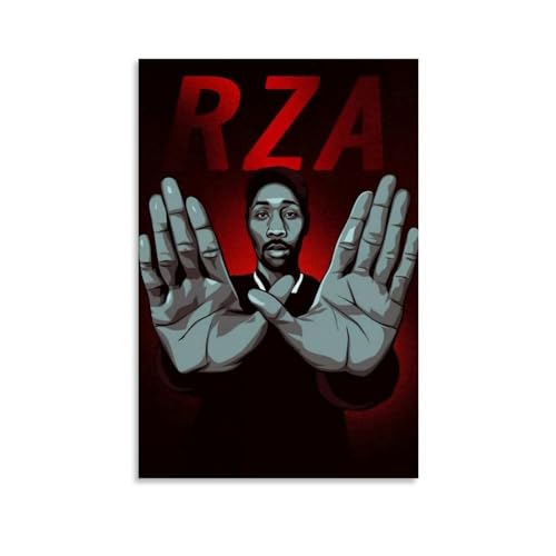 BBAUER Rap Singer RZA Poster Poster Dekorative Malerei Leinwand Wandkunst Wohnzimmer Poster Schlafzimmer Malerei,Wandkunst Bilddruck Moderne Familienzimmer Dekor 16x24inch(40x60cm) von BBAUER