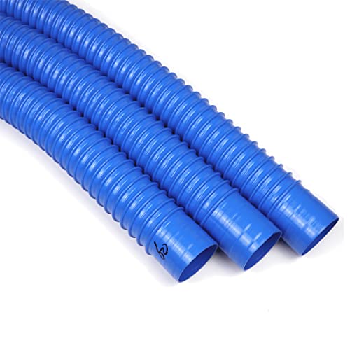 BBAUER Vakuumreiniger-Schlauchrohr, 1 M Extra Langer Schlauch Flexibler 70-110 Mm Rohrschlauchverlängerung Für Nass Trockengeschäft/Blue/75Mm von BBAUER