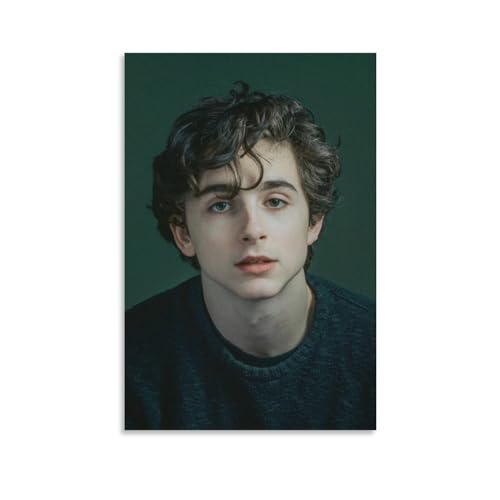 BBAUER Young Timothée Chalamet Poster Dekorative Malerei Leinwand Wandkunst Wohnzimmer Poster Schlafzimmer Malerei,Wandkunst Bilddruck Moderne Familienzimmer Dekor 24x36inch(60x90cm) von BBAUER