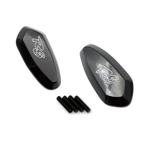 BBAUER Zubehör für Seitenspiegel Motorrad-Spiegel-Block-Off-Kappen-Spiegel-Grundplatten-Abdeckung Für Yamaha YZF R6 YZFR6 YZF-R6 2003 2004 2005 2006 (Color : Nero) von BBAUER