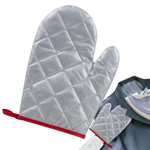 Bügelhandschuh – Anti-Dampfhandschuh mit silberbeschichtetem, hitzebeständigem Dampfhandschuh | Garment Steamer Mitt Kleidung Handschuhe Bügeln | Wasserdichtes Dampfgarer-Zubehör für Kleidung von BBAUER