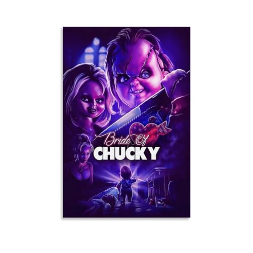 Horror Movie Posters Bride of Chucky 1998 Poster Dekorative Malerei Leinwand Wandkunst Wohnzimmer Poster Schlafzimmer Malerei,Wandkunst Bilddruck Moderne Familienzimmer Dekor 24x36inch(60x90cm) von BBAUER