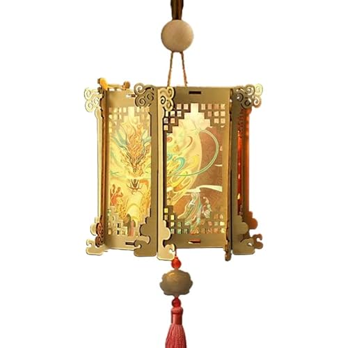 Mittherbstfest-Laterne im chinesischen Stil, Papierlaterne, Kinder-DIY-Handwerk, sechseckiger Drache Mittherbstfest-Laterne im chinesischen Stil, Papierlaterne, Kinder-DIY-Handwerk, sechseckiger Drache von BBAUER