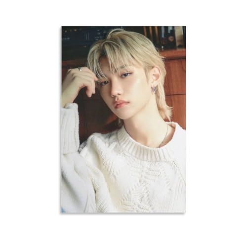 Stray Kids Lee Felix Star Poster Dekorative Malerei Leinwand Wandkunst Wohnzimmer Poster Schlafzimmer Malerei,Wandkunst Bilddruck Moderne Familienzimmer Dekor 20x30inch(50x75cm) von BBAUER