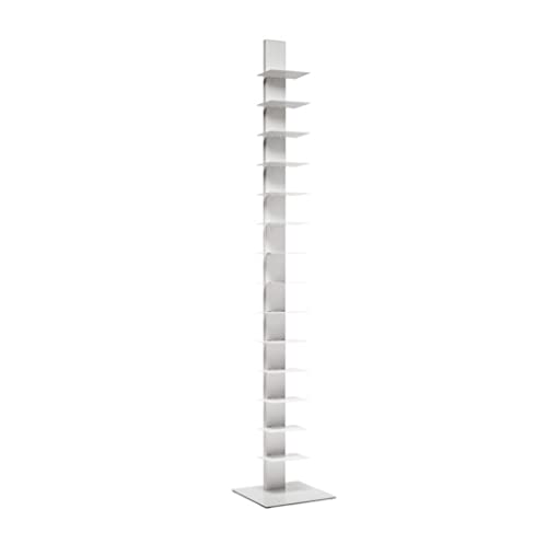 BBB Italia Bücherregal vertikal weiß Höhe 202 cm 14 Regalböden Sapiens ... von BBB ITALIA