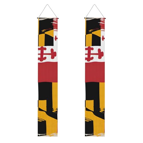 Maryland-Flaggen-Druck, wiederverwendbar, Abschluss-Banner – All-in-One-Hänge-Set, Party, drinnen, draußen Maryland-Flaggen-Druck, wiederverwendbar, Abschluss-Banner – All-in-One-Hänge-Set, Party, drinnen, draußen von BBEXJIGY