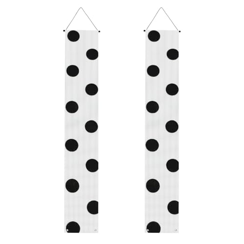 Wiederverwendbares Banner mit Punktemuster, für Abschlussfeiern, Veranda – All-in-One-Hängeset, Party, drinnen, draußen von BBEXJIGY