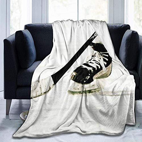 BBHAN Kuscheldecke Decke,Eishockey-Muster Gedruckt Leichtes Superweiches Flanell Warme Fleece-Decke Throw Fit Couch Bett Sofa Stuhl Kinder/Erwachsene 80"X60 von BBHAN