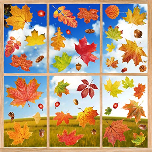 BBLIKE 6 Stück Herbstdeko Herbst Fensterbilder Erntedankfest Fensterufkleber Fensterbilder Selbstklebend Thanksgiving Herbstdekorationen Ahornblätter Marone Fenster Sticker für Kinderzimmer Cafe BBLIKE 6 Stück Herbstdeko Herbst Fensterbilder Erntedankfest Fensterufkleber Fensterbilder Selbstklebend Thanksgiving Herbstdekorationen Ahornblätter Marone Fenster Sticker für Kinderzimmer Cafe von BBLIKE