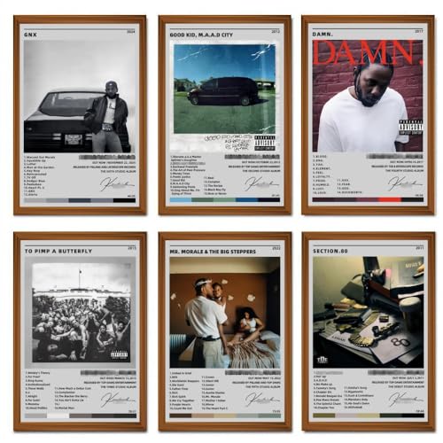 BBLKDZTX Kendrick Lamar Poster, Albumcover-Poster, Musik-Leinwandposter für Schlafzimmer, ästhetische Wandkunst, 20 x 30 cm, Stil 3 BBLKDZTX Kendrick Lamar Poster, Albumcover-Poster, Musik-Leinwandposter für Schlafzimmer, ästhetische Wandkunst, 20 x 30 cm, Stil 3 von BBLKDZTX