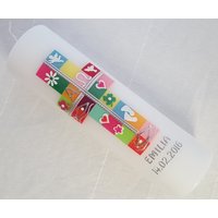 Taufkerze Kreuz Mosaik Taufkerze Kreuz Mosaik von BBMagicShop
