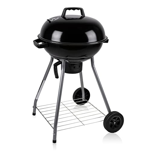 BBQ Collection Barbecue mit Deckel - BBQ Holzkohle mit Ascheauffangbehälter - Barbecue-Grill - Ø 45 cm von BAKAJI