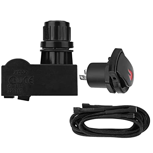 BBQ Future 4 Ausgänge Zünder mit elektronischem Zündknopf für Charbroil Zündgerät Ersatz, Grill Ersatz Zündschaltermodul für Char-Broil G511-0055-W1 und passend für verschiedene Char-Broil Modelle von BBQ Future