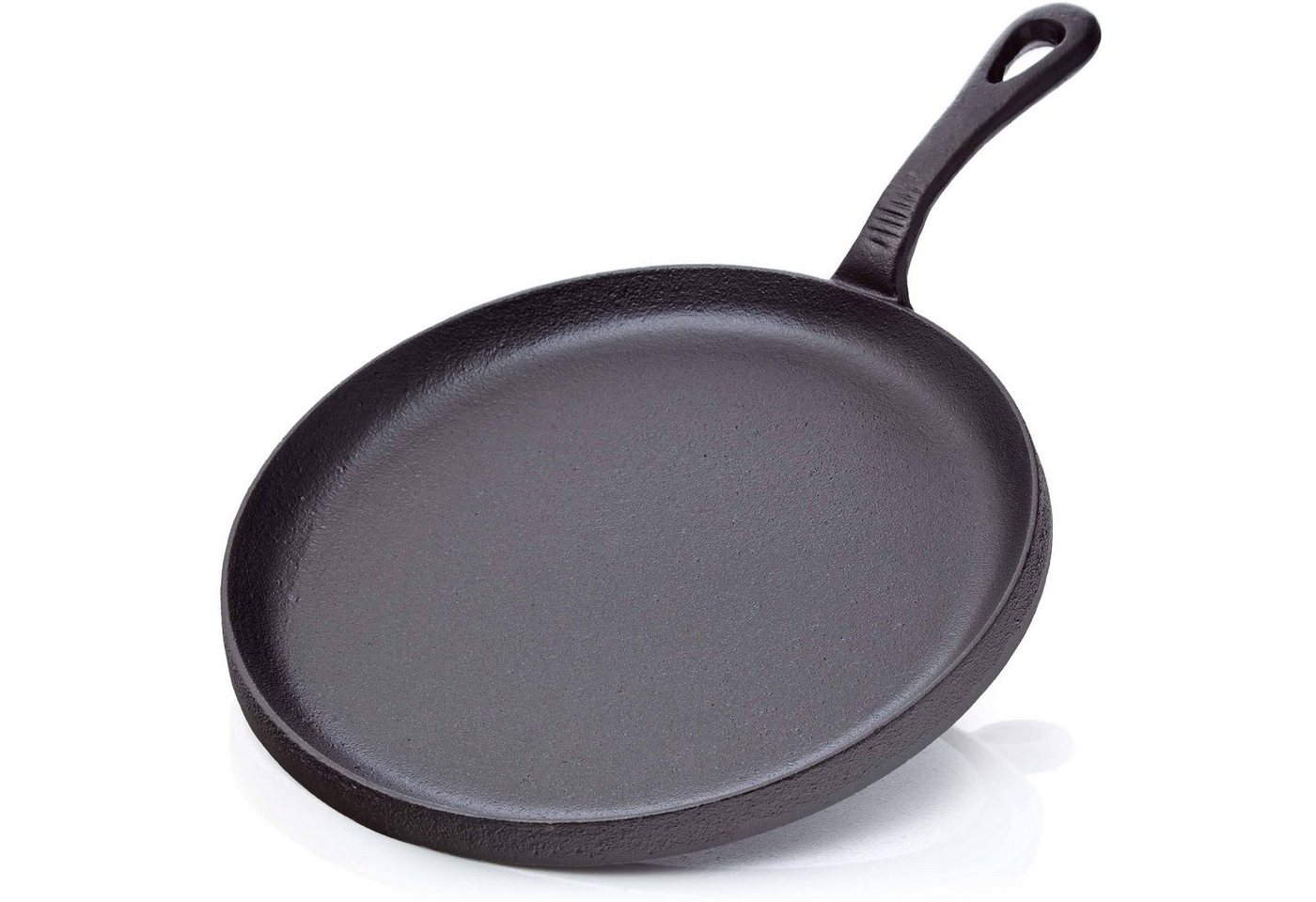 BBQ Nerd Crêpepfanne Ø 19 cm / Ø 26 cm, Gusseisen (Pfanne für Pfannkuchen Crêpes Spiegelei ǀ, Antihaftpfanne mit exzellenter Wärmeleitung), Crepepfanne für Grill Feuerstelle Herd einschl. Induktion von BBQ Nerd