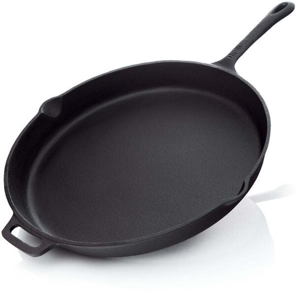 BBQ Nerd Grillpfanne Ø 20cm bis 40cm mit Ausgießer und Griff von BBQ Nerd
