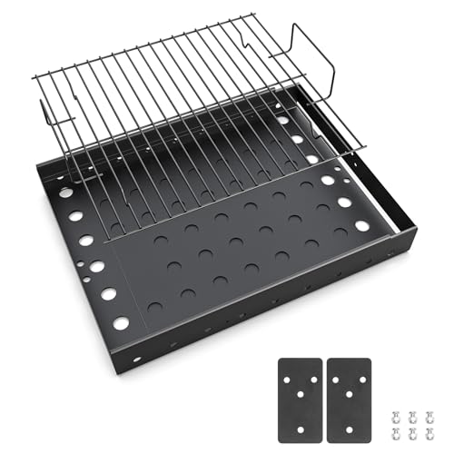 38,1 - 71,1 cm dehnbare Holzkohlewanne, Ersatzteile für Chargriller PS9900 2190, 6500, 6800, 8500, Pit Boss Memphis I, Expert 24, Hochtemperatur-Grillkohlekorb, Pfanne für Smoke Hollow 47183T-21 38,1 - 71,1 cm dehnbare Holzkohlewanne, Ersatzteile für Chargriller PS9900 2190, 6500, 6800, 8500, Pit Boss Memphis I, Expert 24, Hochtemperatur-Grillkohlekorb, Pfanne für Smoke Hollow 47183T-21 von BBQ-PLUS