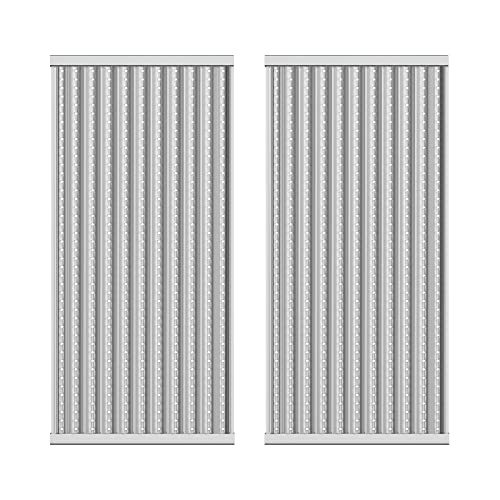 46,7 cm geprägte Infrarot-Grillroste für Charbroil Tru-Infrared vor 2015 463246909 463241013 463243911 463241313 463241314 46324710 9, Edelstahl, 2 Stück von BBQ-PLUS