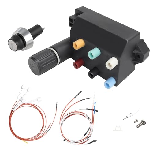 BBQ-PLUS 67532 Grillzünder-Set für Weber GS4 Genesis II E-335 E-330 SE-330 CE-330 CE-330 Css-335, elektronisches Zünd-Set Ersatz für Weber Genesis II 330 & 335 Serie 61006001 Gasgrill von BBQ-PLUS