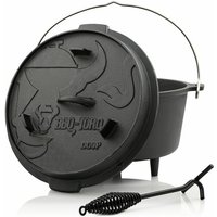 BBQ-Toro Dutch Oven DO9P, 9,0 L Premium Gusseisen Kochtopf, Gusstopf von BBQ-TORO