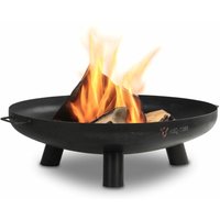 BBQ-Toro Feuerschale Ø 80 cm, Schwarz, Outdoor Dreibein Feuerstelle für Garten und Terrasse von BBQ-TORO