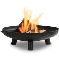 BBQ-Toro Feuerschale Ø 80 cm, Schwarz, Outdoor Dreibein Feuerstelle für Garten und Terrasse von BBQ-TORO
