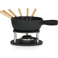 9-teiliges Gusseisen Fondue Set für 6 Personen, 2 l, Fondueset mit Brenner und Gabeln - Bbq-toro von BBQ-TORO