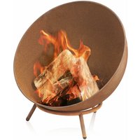 Feuerschale ø 60cm, Rostoptik, Kippbare Outdoor Feuerstelle mit 3 Beinen, 3-in-1 Feuerkugel - Bbq-toro Feuerschale ø 60cm, Rostoptik, Kippbare Outdoor Feuerstelle mit 3 Beinen, 3-in-1 Feuerkugel - Bbq-toro von BBQ-TORO