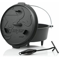 Bbq-toro - Dutch Oven DO6P, 7,3 l Premium Gusseisen Kochtopf, Gusstopf von BBQ-TORO