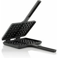 Bbq-toro - Gusseisen Waffeleisen Doppelform, preseasoned, 36x20x3 cm von BBQ-TORO