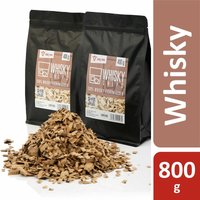 Bbq-toro - Whisky Smoker Chips 800 g aus 100% Whisky-Eichenfässer von BBQ-TORO