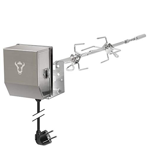 BBQ-Toro Edelstahl Grillspieß Set passend für Weber Spirit II Gasgrill | inkl. 2x Fleischnadeln, 1x Motor, 1x Halter, 1x Verlängerung | Rotisserie, elektrischer Drehspiess BBQ-Toro Edelstahl Grillspieß Set passend für Weber Spirit II Gasgrill | inkl. 2x Fleischnadeln, 1x Motor, 1x Halter, 1x Verlängerung | Rotisserie, elektrischer Drehspiess von BBQ-Toro