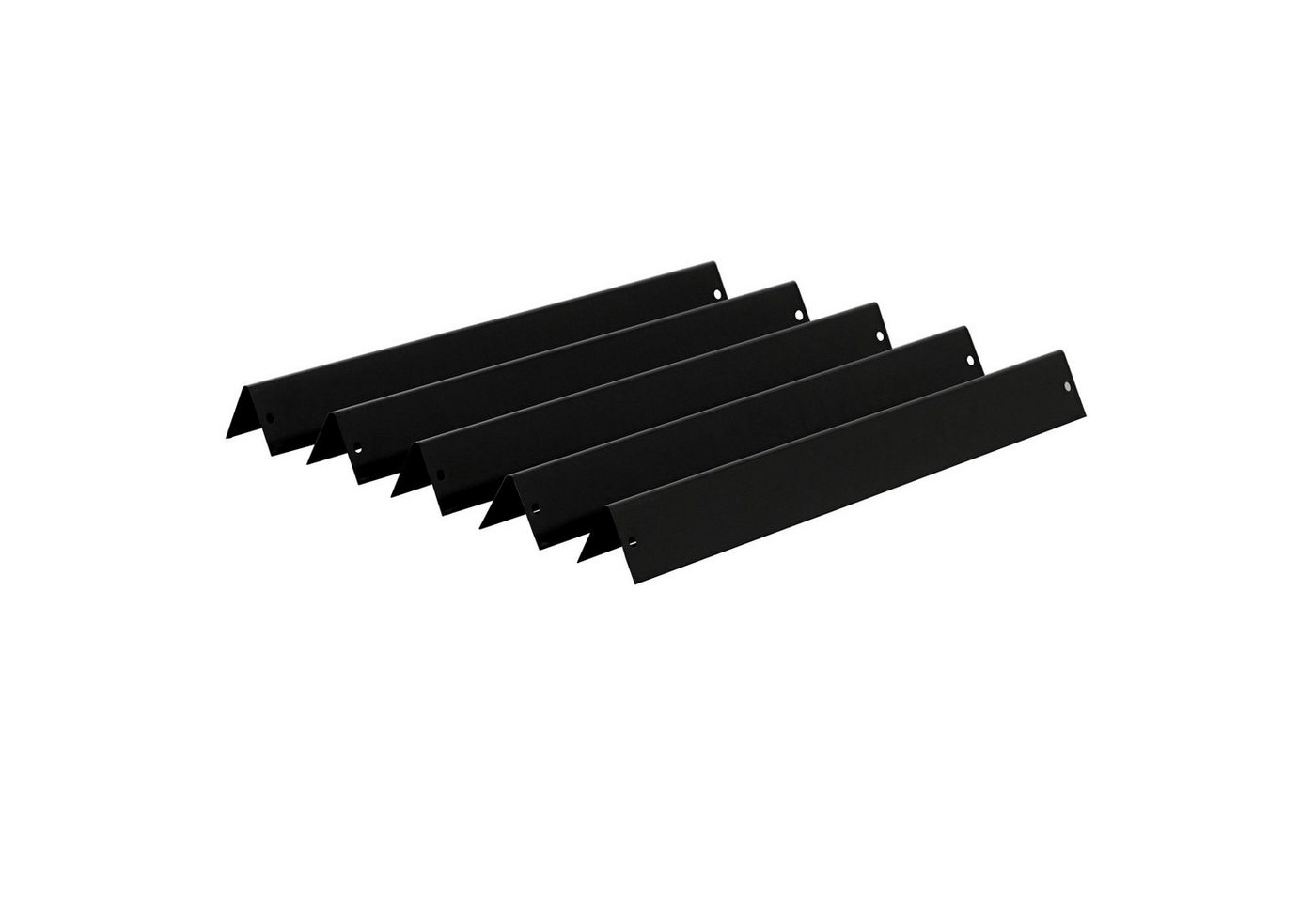 BBQ-Toro Gasgrill porzellanemaillierte Flammenverteiler Set (5 Stück), 44,7 x 6cm, Weber Genesis 300 Serie Modelljahre: 2011 - 2016 von BBQ-Toro