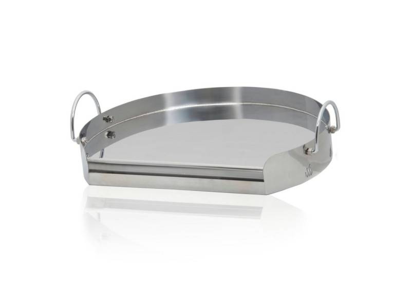 BBQ-Toro Grillplatte Edelstahl Ø 55 cm ideal für 57er Kugelgrill, Plancha für Grill von BBQ-Toro
