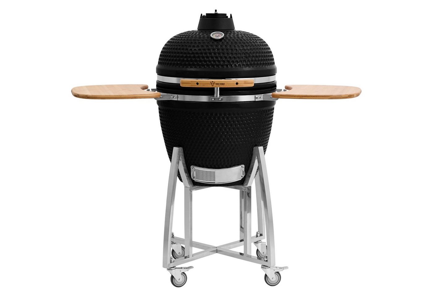 BBQ-Toro Holzkohlegrill Kamado Grill Holzkohlegrill Ø 52 cm KURO", schwarz, Keramikgrill" von BBQ-Toro