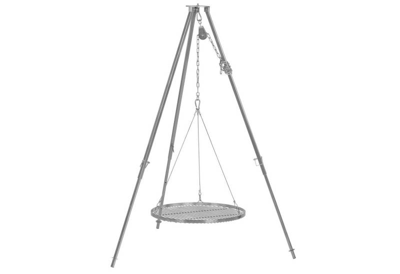 BBQ-Toro Schwenkgrill Dreibein Grill mit Ø 60 cm Grillrost, 110 - 175 cm, Dreibein für Schwe von BBQ-Toro