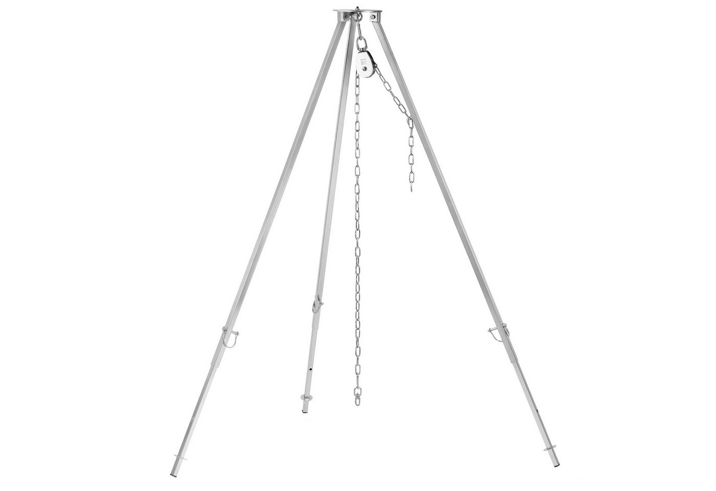 BBQ-Toro Schwenkgrill Edelstahl Dreibein Grill, 110 - 175 cm, Dreibein für Feuerschale, Tragkraft von 35 kg BBQ-Toro Schwenkgrill Edelstahl Dreibein Grill, 110 - 175 cm, Dreibein für Feuerschale, Tragkraft von 35 kg von BBQ-Toro