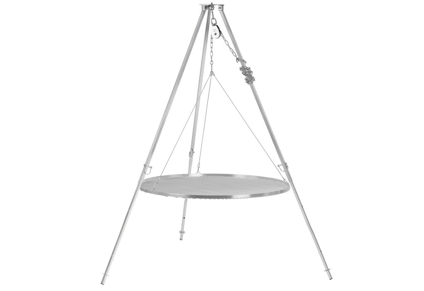 BBQ-Toro Schwenkgrill Edelstahl Dreibein Grill mit Ø 100 cm Grillrost, 110 - 175 cm BBQ-Toro Schwenkgrill Edelstahl Dreibein Grill mit Ø 100 cm Grillrost, 110 - 175 cm von BBQ-Toro