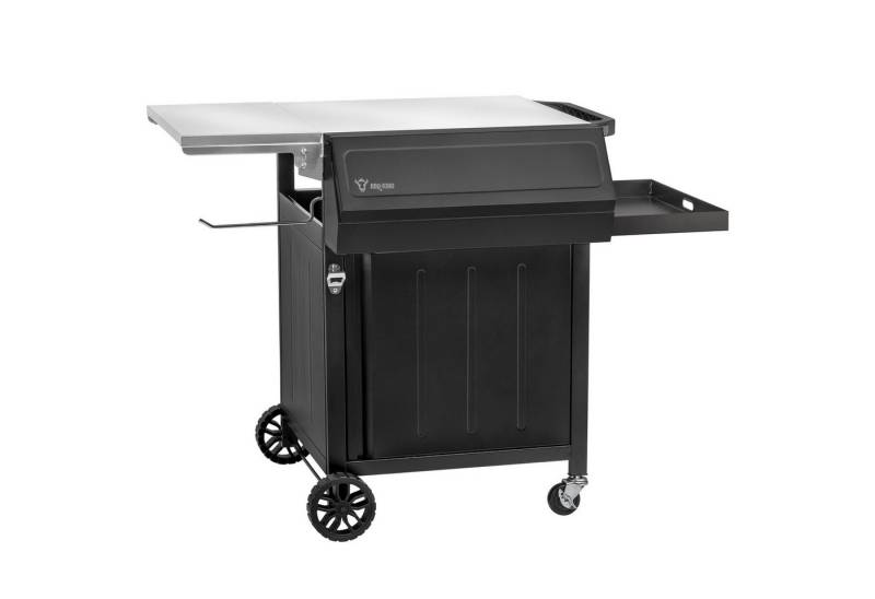 BBQ-Toro Servierwagen Grillwagen 100 x 73 x 91 cm, Schwarz, Grilltisch, Beistelltisch von BBQ-Toro