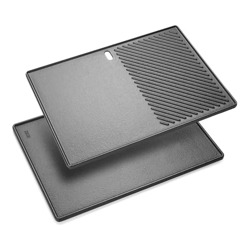 43 x 32cm Gusseisen Grillplatte für Landmann Triton 3 und 4 Brenner, Enders Monroe pro 4 SIK Turbo, Gussplatte für Gasgrill, Plancha Grillpfanne Zubehör für Teppanyaki und Grillspuren, Enders Boston6 43 x 32cm Gusseisen Grillplatte für Landmann Triton 3 und 4 Brenner, Enders Monroe pro 4 SIK Turbo, Gussplatte für Gasgrill, Plancha Grillpfanne Zubehör für Teppanyaki und Grillspuren, Enders Boston6 von BBQ-Yummy