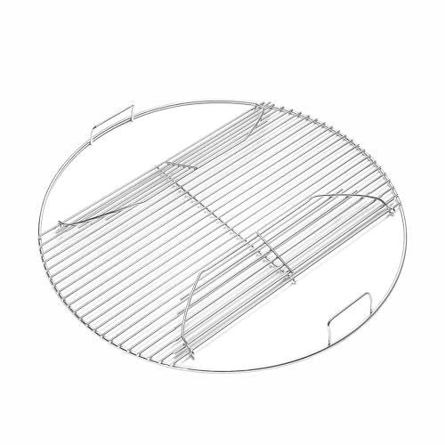 BBQ-Yummy 54.6cm Rund Grillrost für Weber 57CM Holzkohlegrills, Grillrost Ersatzteil für Weber One-Touch Performer und Bar-B-Kettle Serie, Rost ersatzteile für Weber 7436 Zubehör BBQ-Yummy 54.6cm Rund Grillrost für Weber 57CM Holzkohlegrills, Grillrost Ersatzteil für Weber One-Touch Performer und Bar-B-Kettle Serie, Rost ersatzteile für Weber 7436 Zubehör von BBQ-Yummy