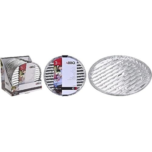 BBQ Barbecue Grillschalen Rond 3stuks. von BBQFANS